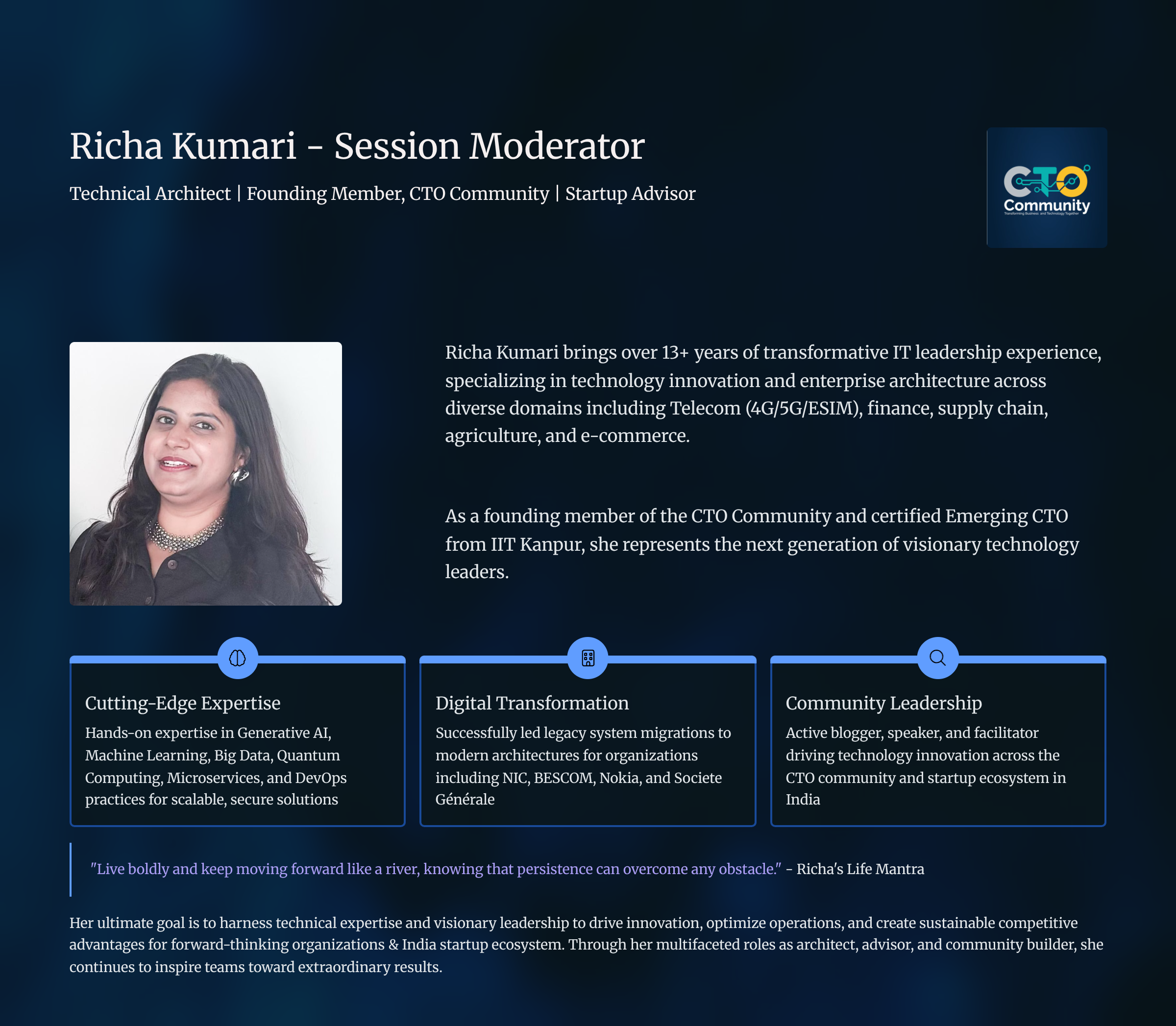 4 richa kumari session moderator