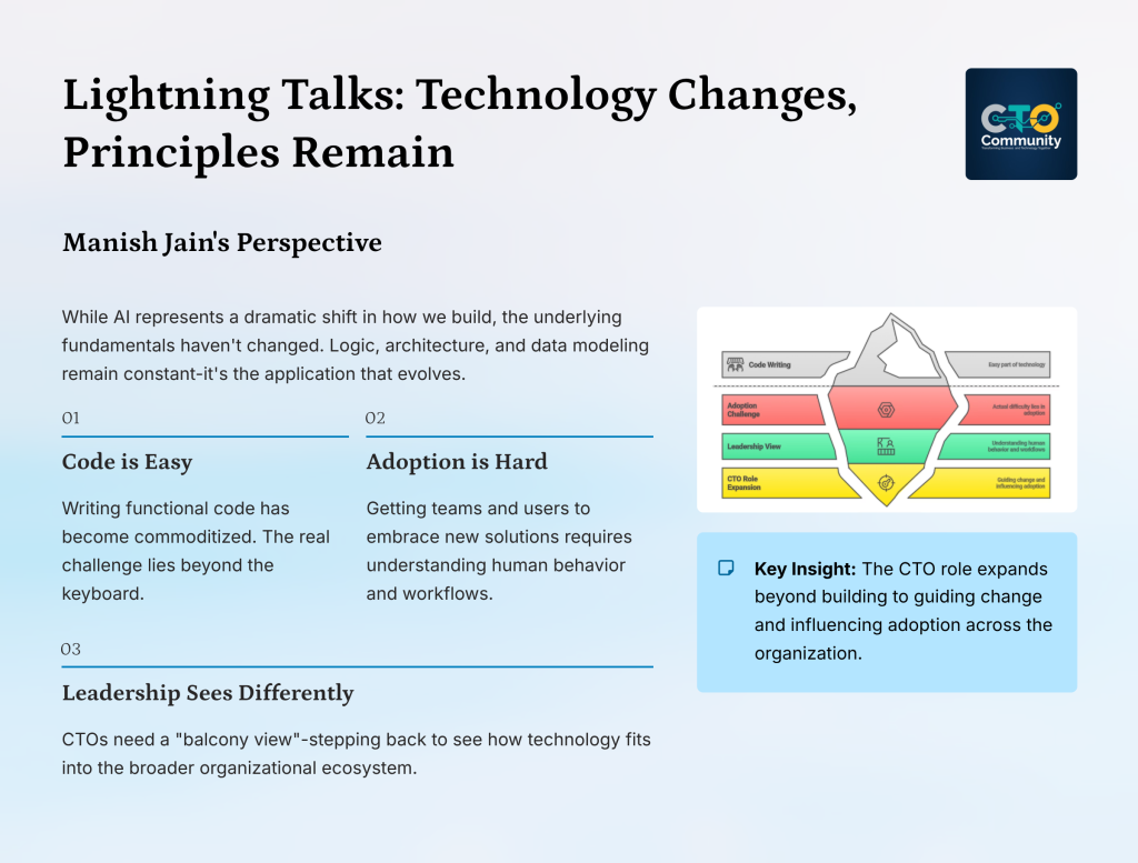 4 lightning talks technology changes principles remain