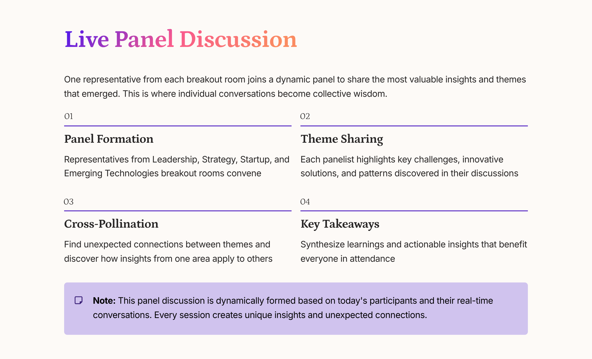 5 live panel discussion