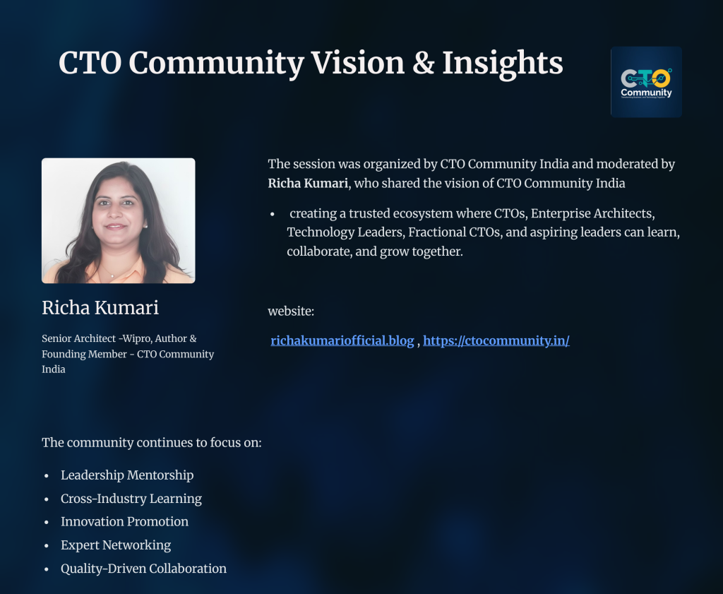 2 cto community vision and insights