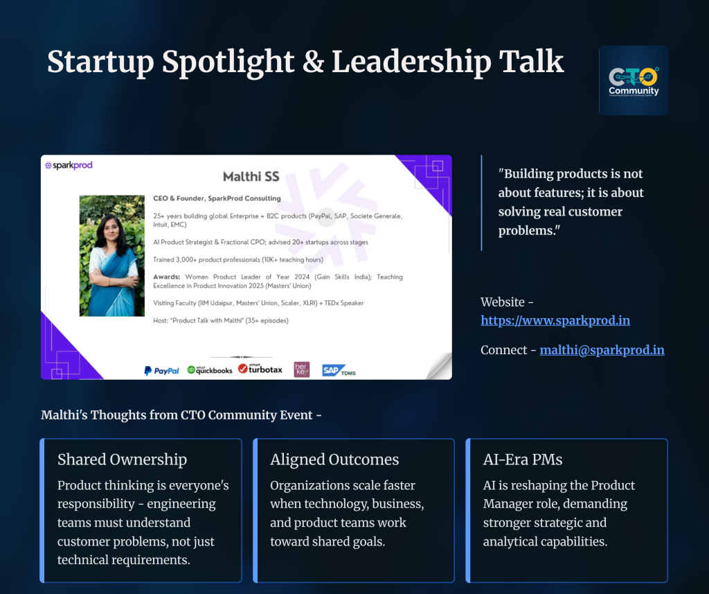 3 startup spotlight and leadership talk
