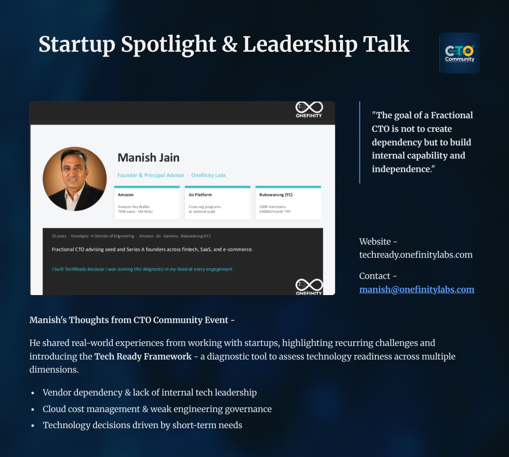 4 startup spotlight and leadership talk